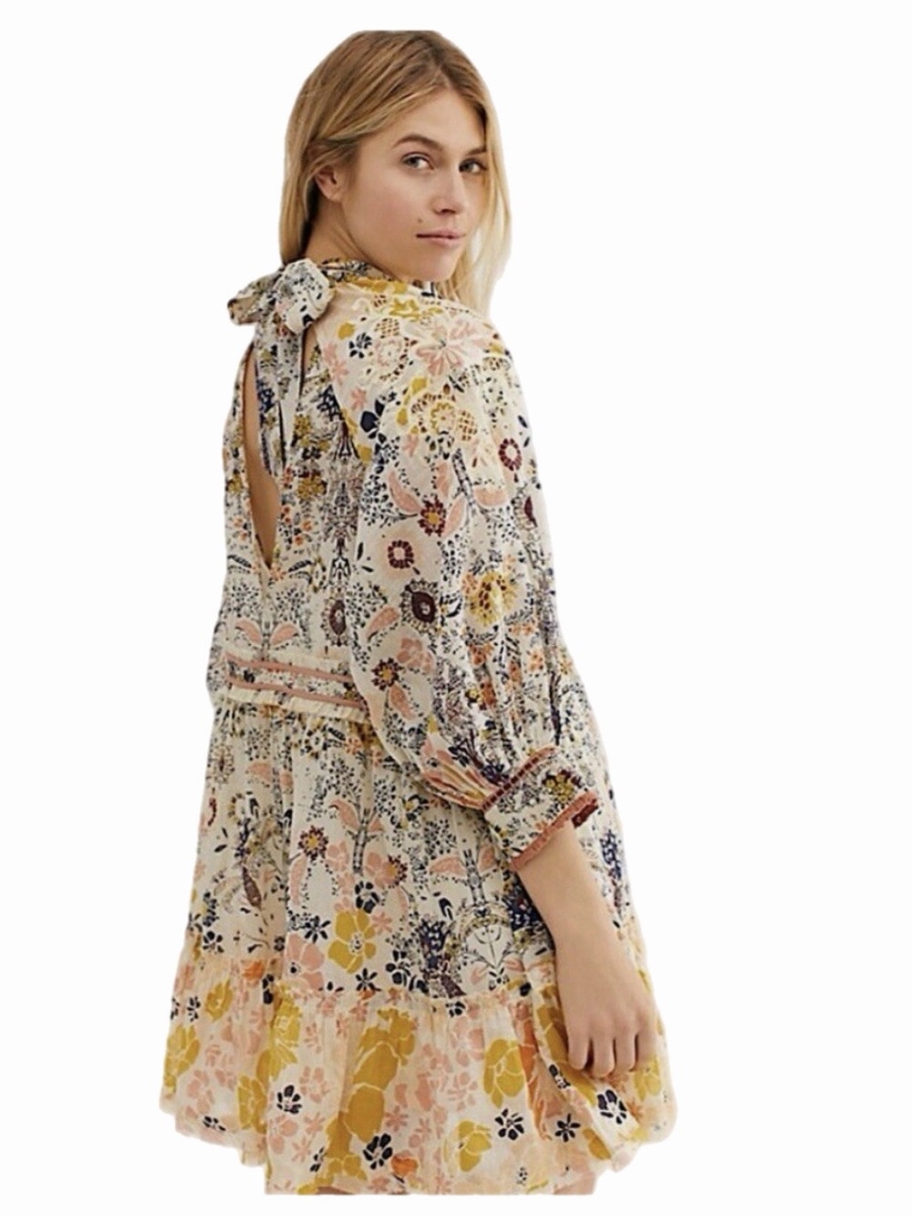Free People Nouveau Mini Dress - Size Small - Picture 2 of 7